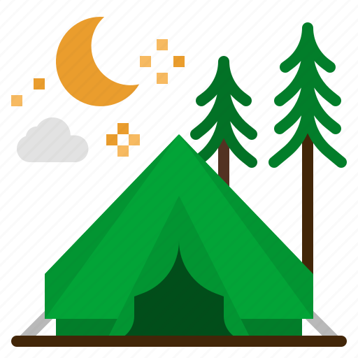 Camping, holiday, nature, rural, tent icon - Download on Iconfinder