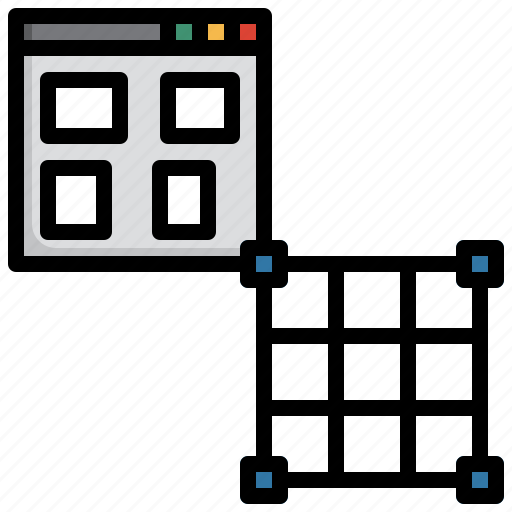Grid, graphics, editor, browser, website, art icon - Download on Iconfinder