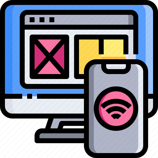 Browser, smartphone, communications, wifi, computer icon - Download on Iconfinder