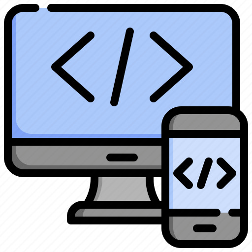 Coding, web, development, responsive, computer, smartphone icon - Download on Iconfinder