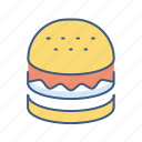 burger, cheeseburger, fast food, hamburger, junk food, sandwich