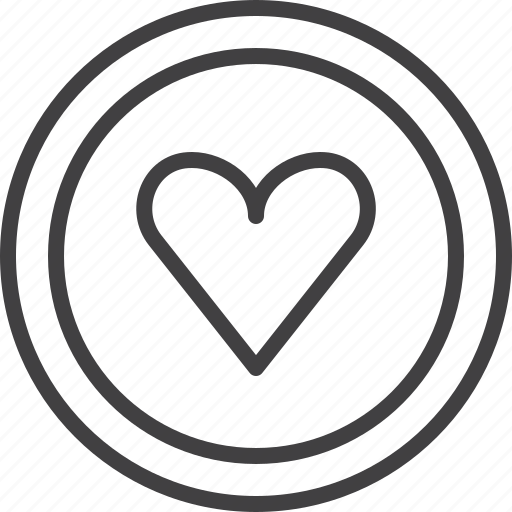 Heart, circle, favorite, dish icon - Download on Iconfinder