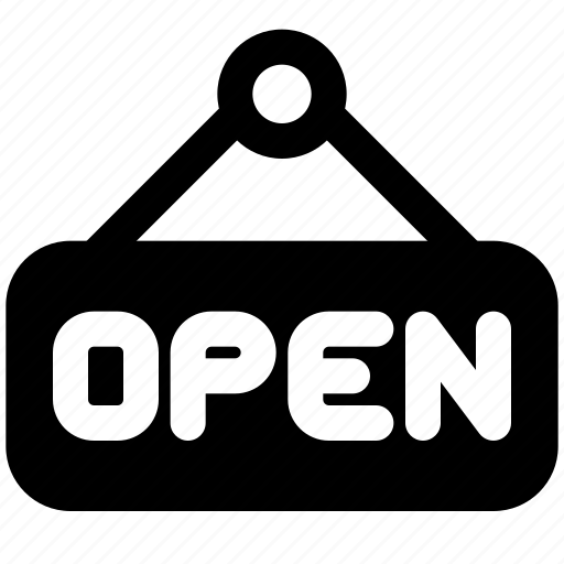 Open, sign, restaurant, kitchen icon - Download on Iconfinder