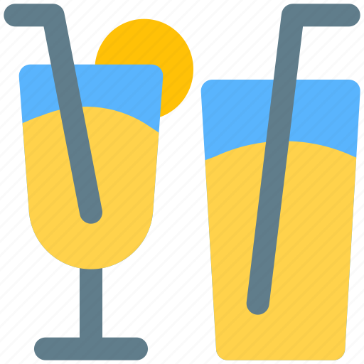 Glasses, juice, restaurant, mocktails icon - Download on Iconfinder