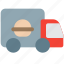 fast food, truck, delivery, restaurant 