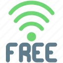 free, wifi, connection, restaurant 