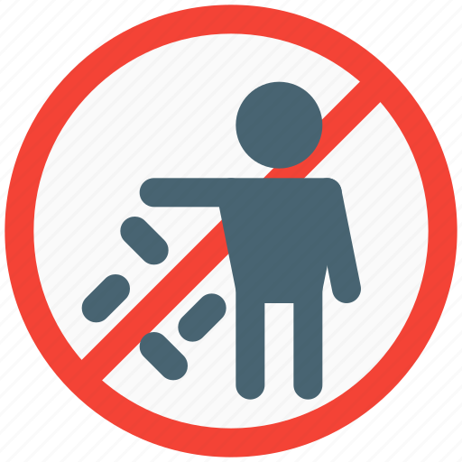 No littering, restaurant, forbidden, prohibited icon - Download on Iconfinder