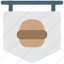 restaurant, sign, fast food, burger 
