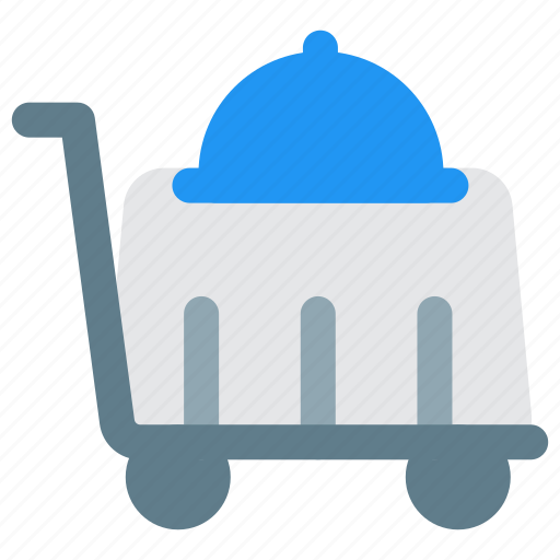 Trolley, food, cart, service, restaurant icon - Download on Iconfinder