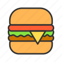 burger, fastfood, junkfood, hamburger