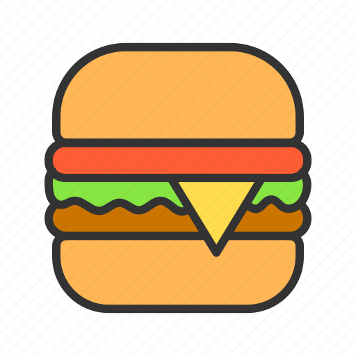 Burger, fastfood, junkfood, hamburger icon - Download on Iconfinder