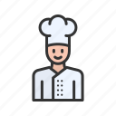 chef, cook, man, cooking