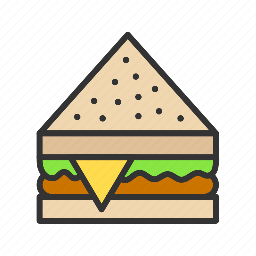 Sandwich, food, lunch, bread icon - Download on Iconfinder