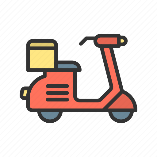 Scooter, delivery, motorcycle, bike icon - Download on Iconfinder