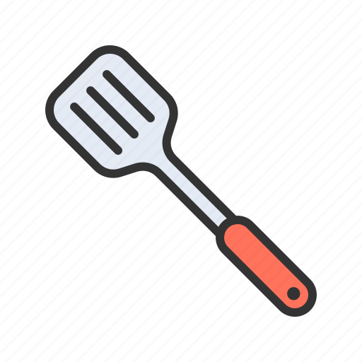 Spatula, turner, utensil, slotted icon - Download on Iconfinder
