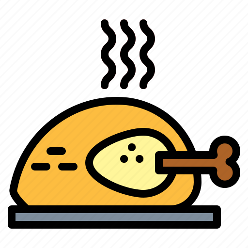 And, bone, chicken, food, meal, protein, roast icon - Download on Iconfinder