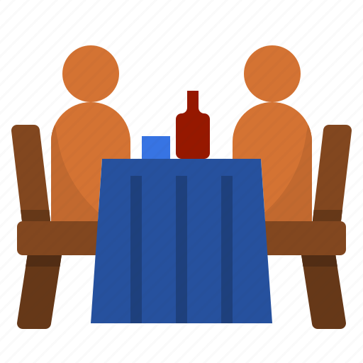 Dinner, restaurant, romantic, table icon - Download on Iconfinder