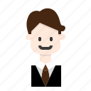 avatar, man, restaurant, serve, service, waiter