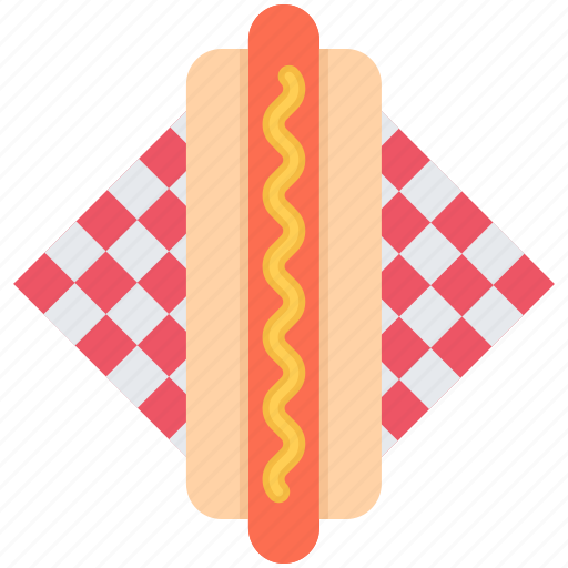 Dog, food, hot, napkin, restaurant, sausage icon - Download on Iconfinder