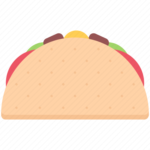 Food, meat, restaurant, taco, tomato icon - Download on Iconfinder