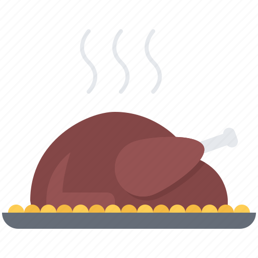 Cafe, chicken, cooking, food, restaurant, steam, turkey icon - Download on Iconfinder