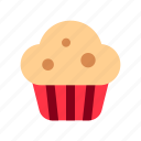 muffin, cupcake, bakery, cake, dessert, sweets, snack
