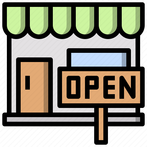 Business, open, restaurant, shop, sign, signal icon - Download on Iconfinder