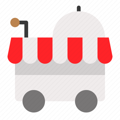 Cart, food cart, food trolley, restaurant, serve icon - Download on Iconfinder