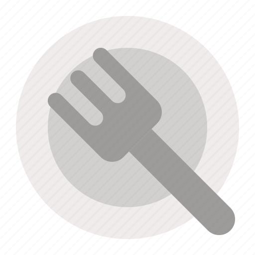 Dish, fork, kitchenware, plate, restaurant, utensil icon - Download on Iconfinder