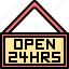 hours, label, open, restaurant, shop, tag 