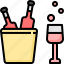 beer, bucket, dinner, drinks, glass, restaurant, wine 