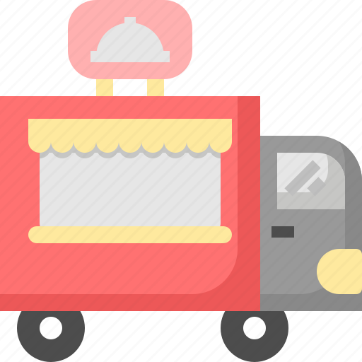 Delivery, food, sell, service, shop, street, truck icon - Download on Iconfinder