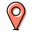address, location, destination, mark 