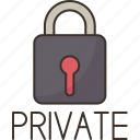 private, key, lock, access, protection