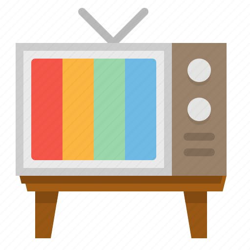 Antenna, screen, television, tv, vintage icon - Download on Iconfinder