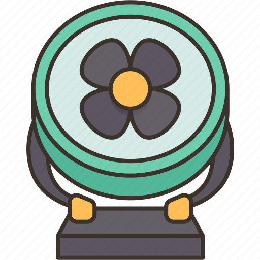 Fan, cooling, breeze, appliance, electric icon - Download on Iconfinder