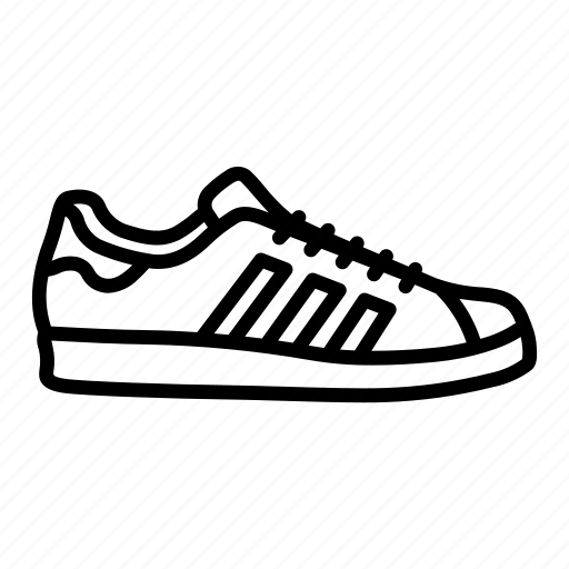 Sneakers, adidas, footwear, shoe, retro, vintage icon - Download on Iconfinder