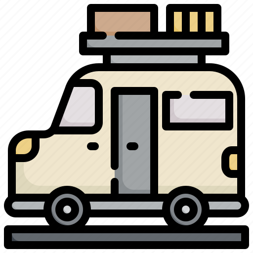 Camper, van, travel, transport icon - Download on Iconfinder