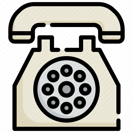 Telephone, phone, call, communications, technology icon - Download on Iconfinder