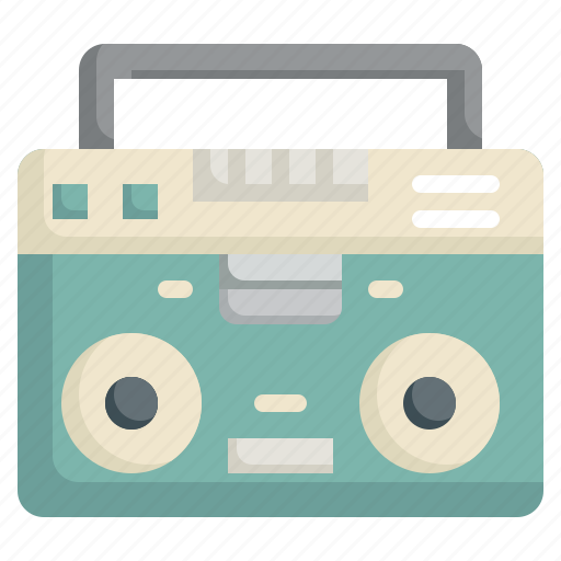 Boombox, radio, transistor, radios, antenna icon - Download on Iconfinder