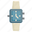 watch, wristwatch, retro, time, and, date, ccessory 
