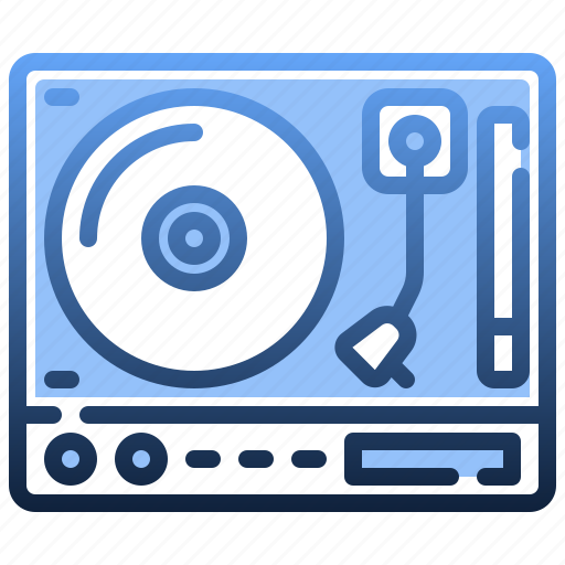 Music, record, turntable, lp, vinyl, player icon - Download on Iconfinder