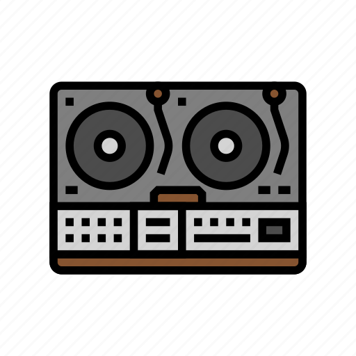Retro, dj, turntable, music, vintage, style icon - Download on Iconfinder