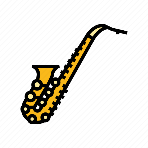 Saxophone, retro, music, vintage, style, cassette icon - Download on Iconfinder