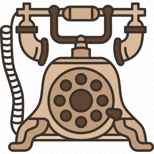 Phone, vintage, call, communication, contact icon - Download on Iconfinder