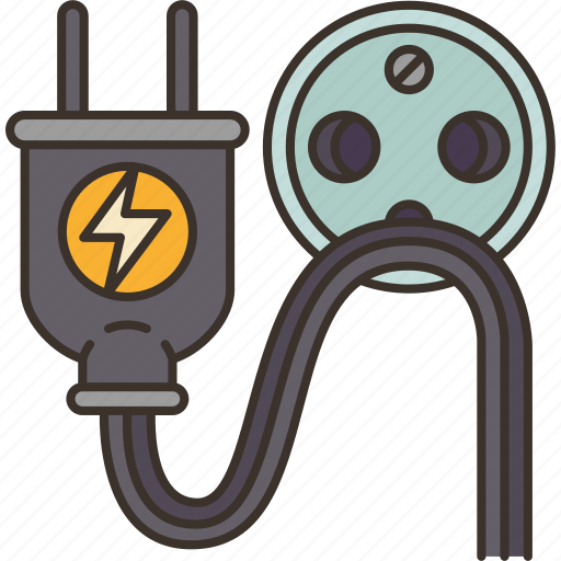Plug, socket, electricity, connector, power icon - Download on Iconfinder