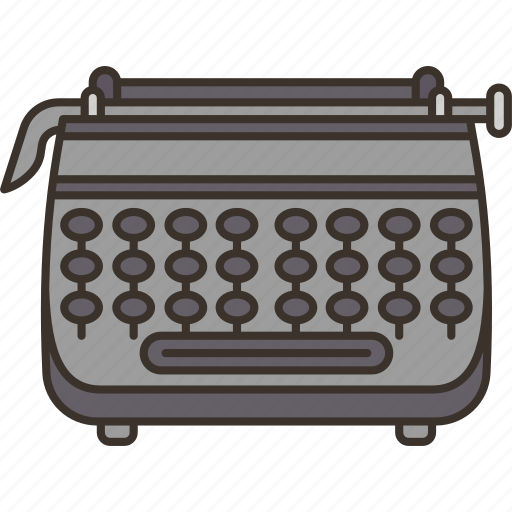 Typewriter, document, text, letter, author icon - Download on Iconfinder