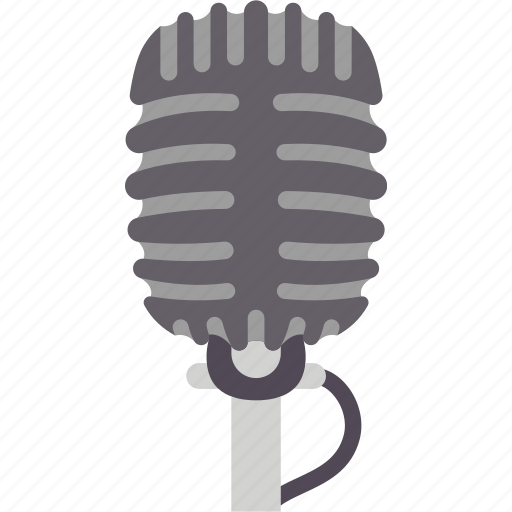 Microphone, sing, speak, vintage, volume icon - Download on Iconfinder
