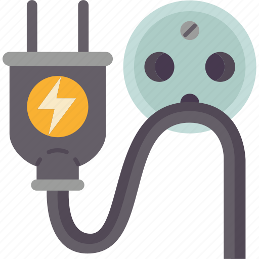 Plug, socket, electricity, connector, power icon - Download on Iconfinder