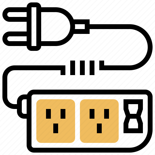 Cord, electric, outlet, plug, power icon - Download on Iconfinder